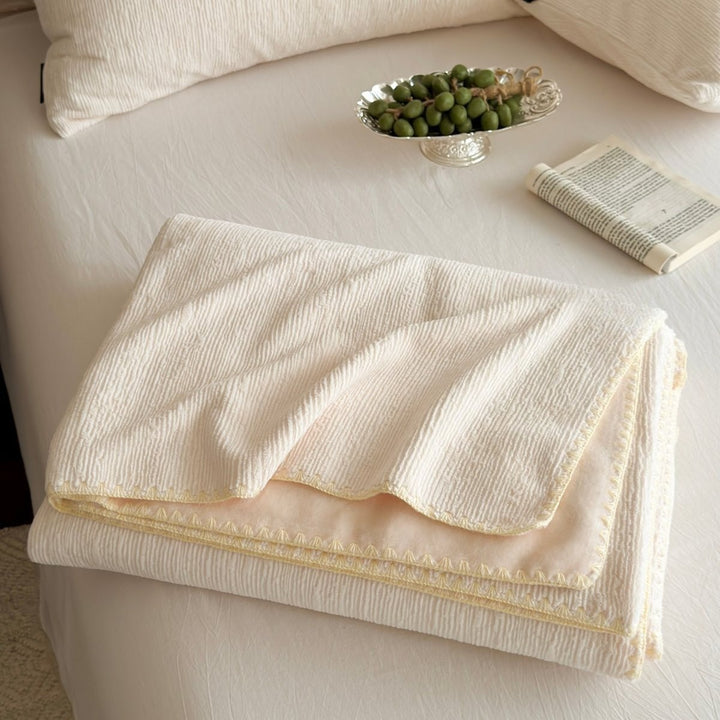 Milky Ripple Lake Blanket