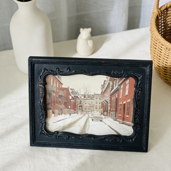 Vintage Black Scroll Frame