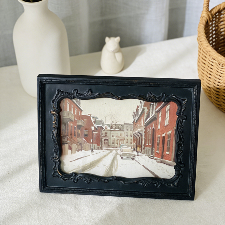 Vintage Black Scroll Frame