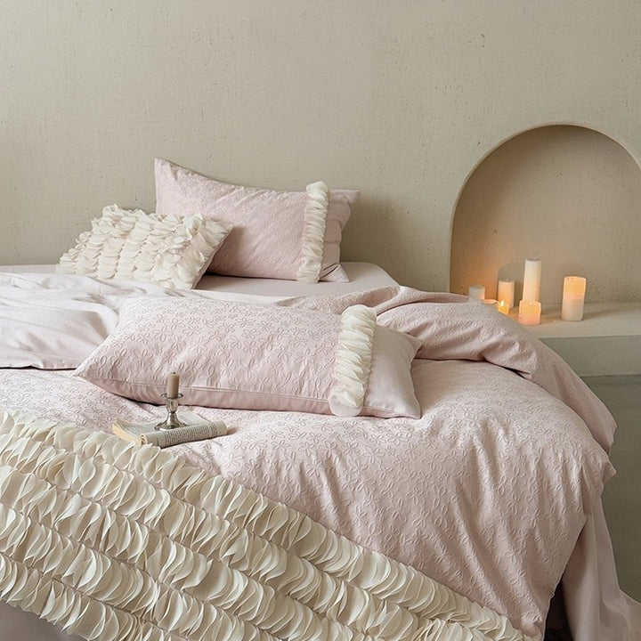 Petal Ruffle Bedding Set