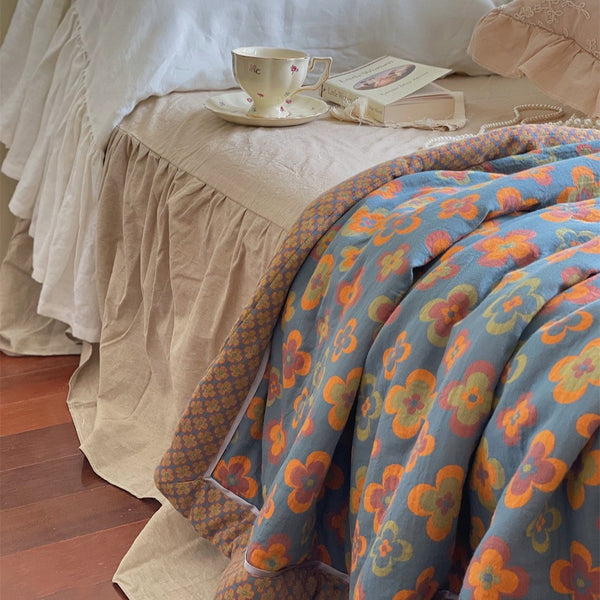 Kaleidoscope Summer Quilted Blanket