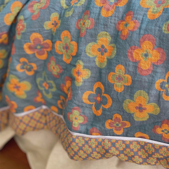 Kaleidoscope Summer Quilted Blanket