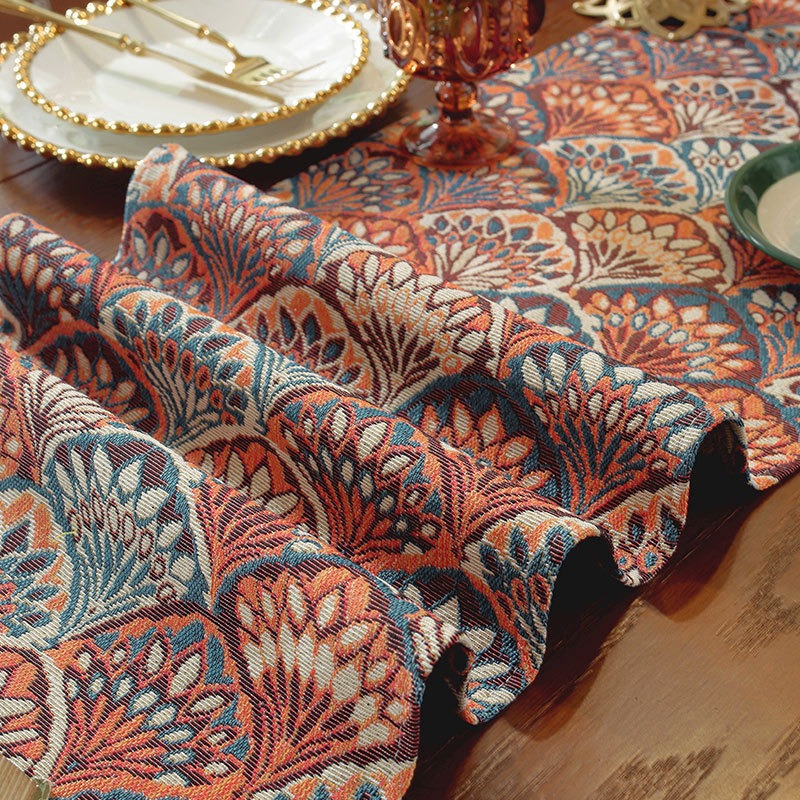 Peacock Table Runner