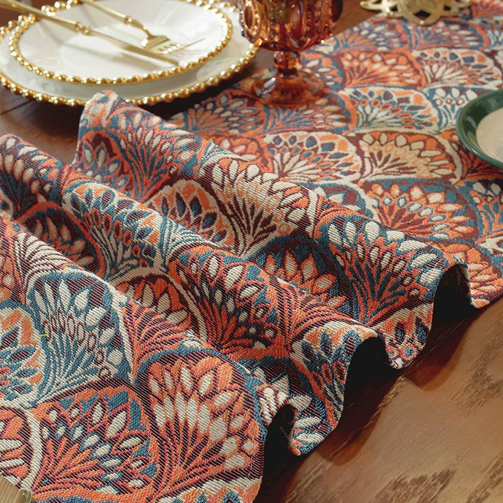Peacock Table Runner