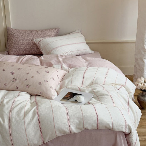 Beach Striped Bedding Set