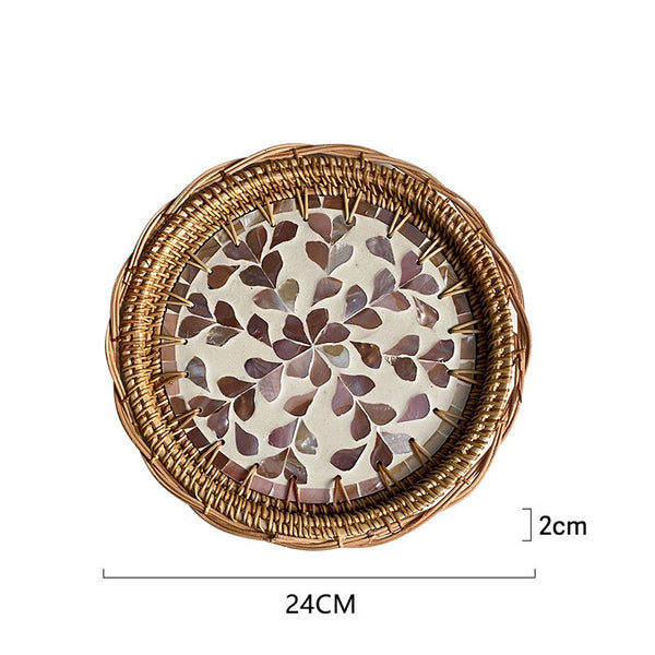Garland Rattan Shell Tray