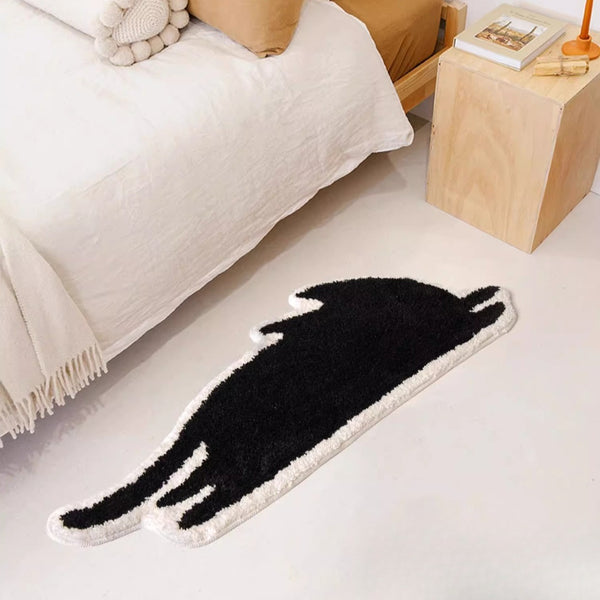 Shadow Stretch Cat Rug