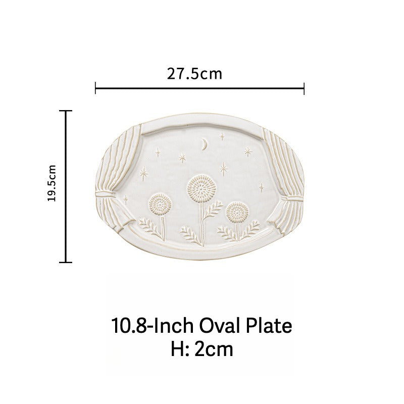 White Garden Dinnerware