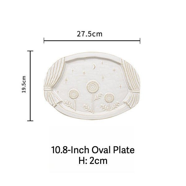 White Garden Dinnerware