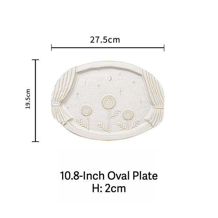 White Garden Dinnerware