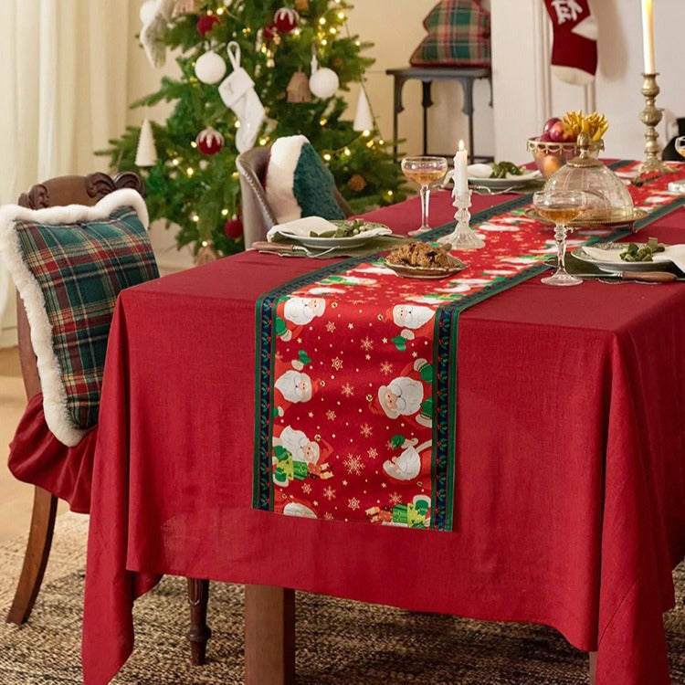 Happy Santa Table Runner