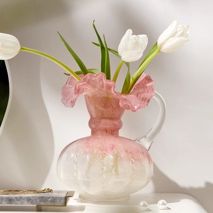 Lumina Pink Glass Vase