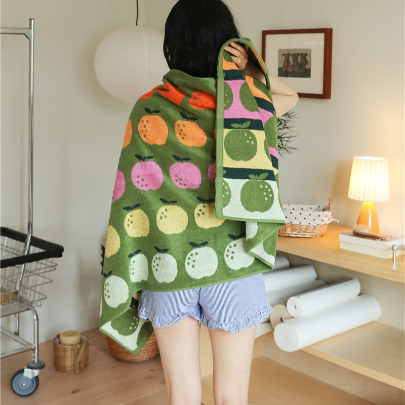 Clementine Dot Towel