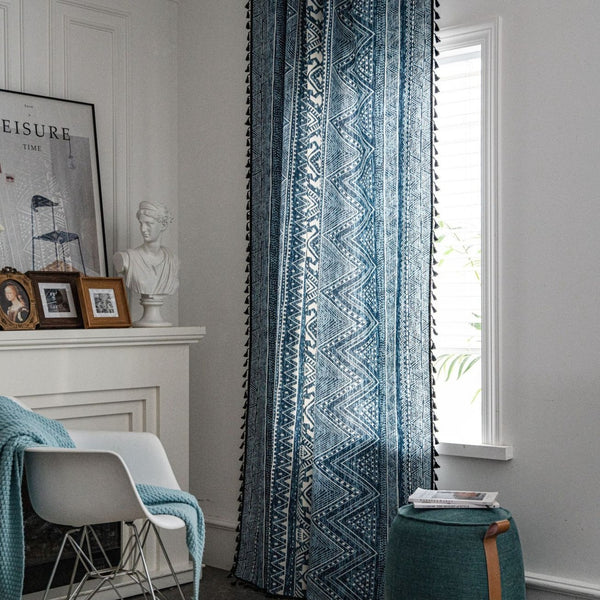 Ocean Tribe Tassel Curtain