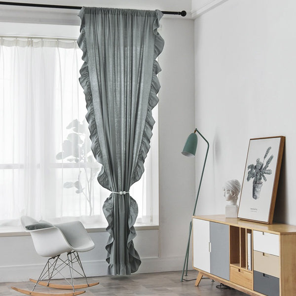 Have a Nice Day Ruffled Curtain