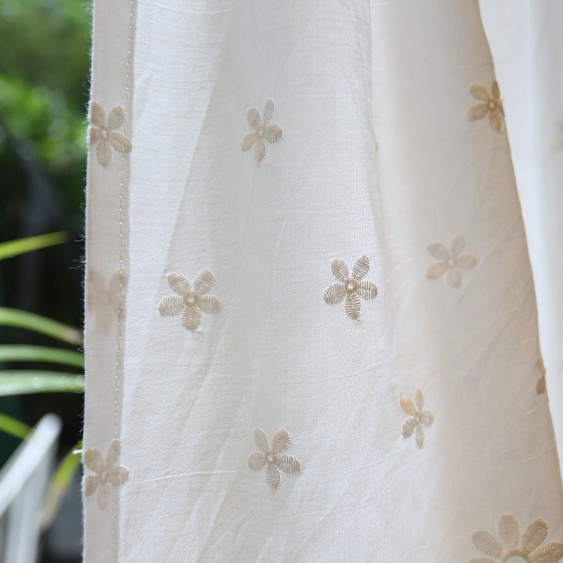 Sweet Lace with Cherry Cabinet Curtain
