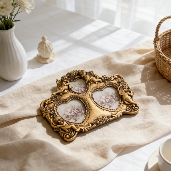 Cherub Love Heart Frame