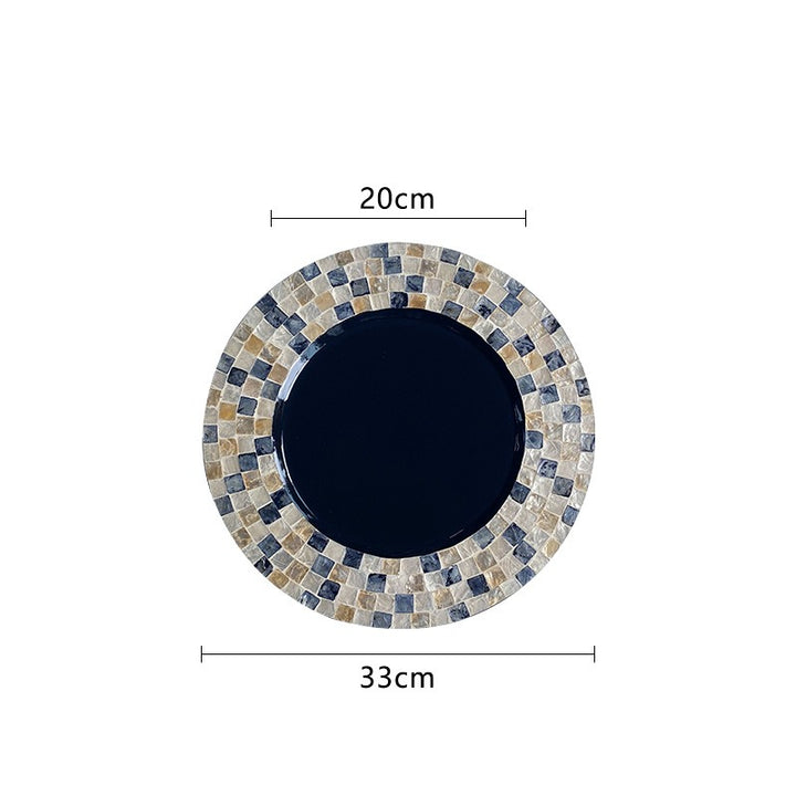 Blue Bubble Shell Tray