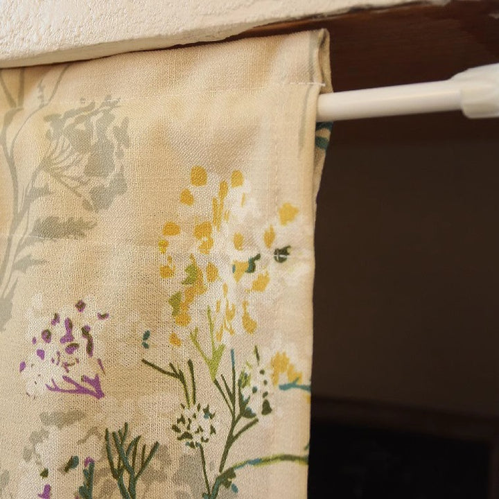 Green Garden Cabinet Curtain