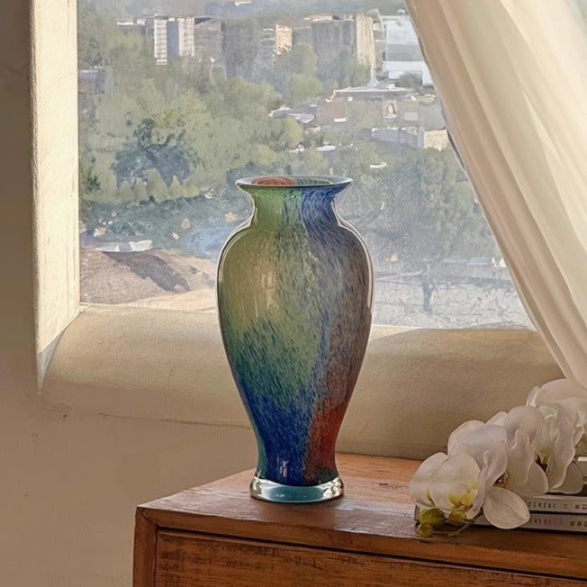 Rainbow Dream Glass Vase