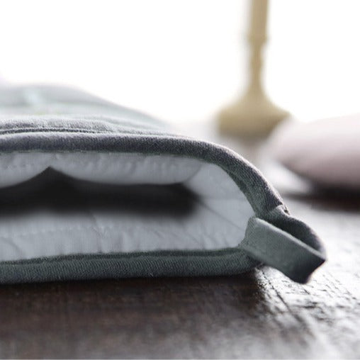 Lavender Linen Oven Mitts Set