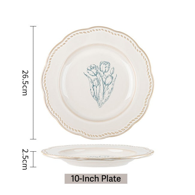 Heritage Tulip Plates