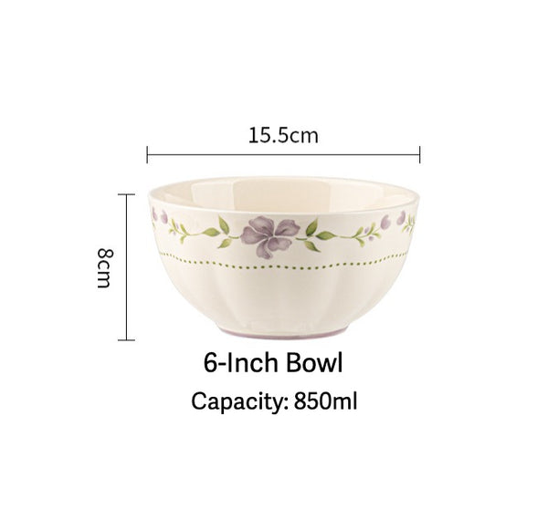 Violet Dusk Ceramic Dining Set