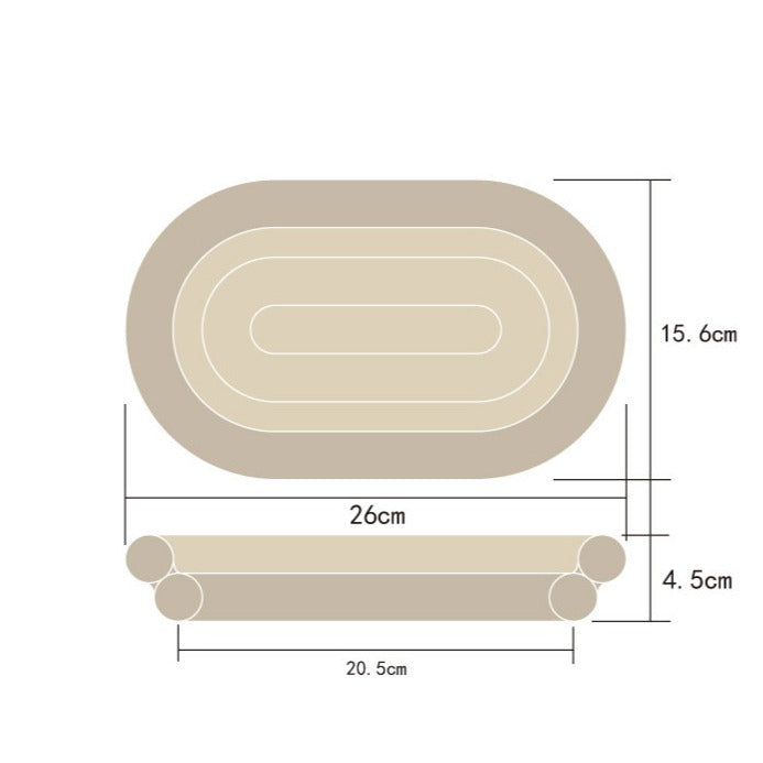 Oval Puff Tray Collection