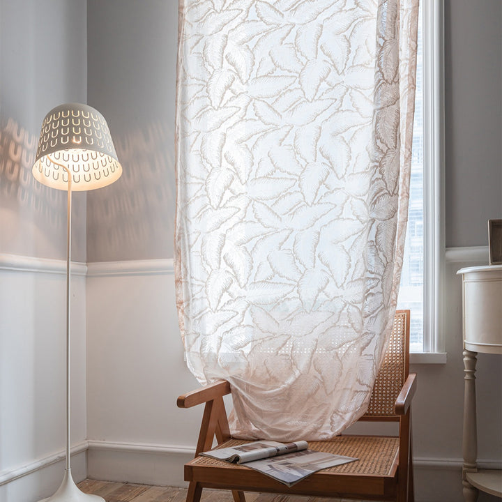 Palm Fun Textured Curtain