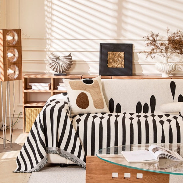 Droplet Striped Sofa Cover
