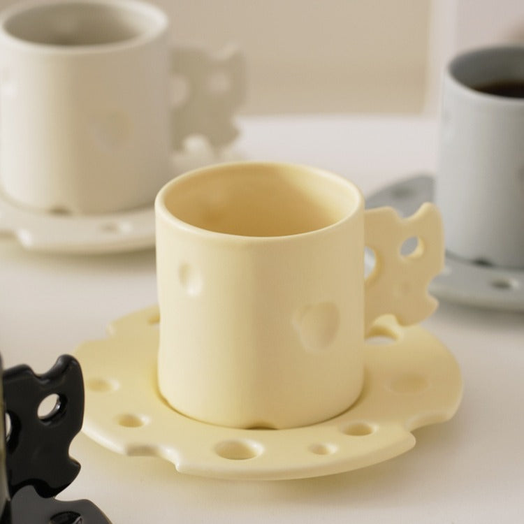 Swiss Cheese Teacup Set