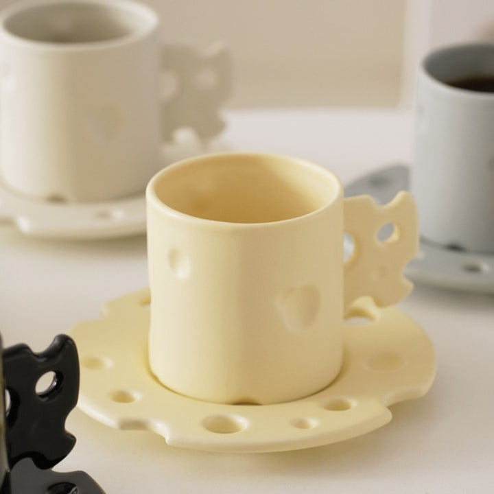 Swiss Cheese Teacup Set