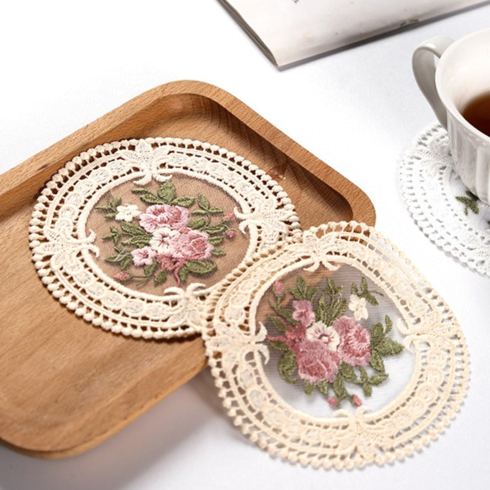 Rose Garden Coaster Set