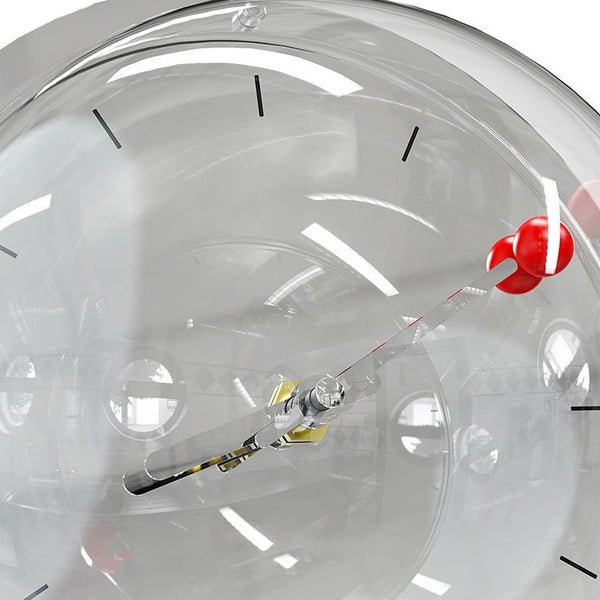 Orbital Clear View Clock