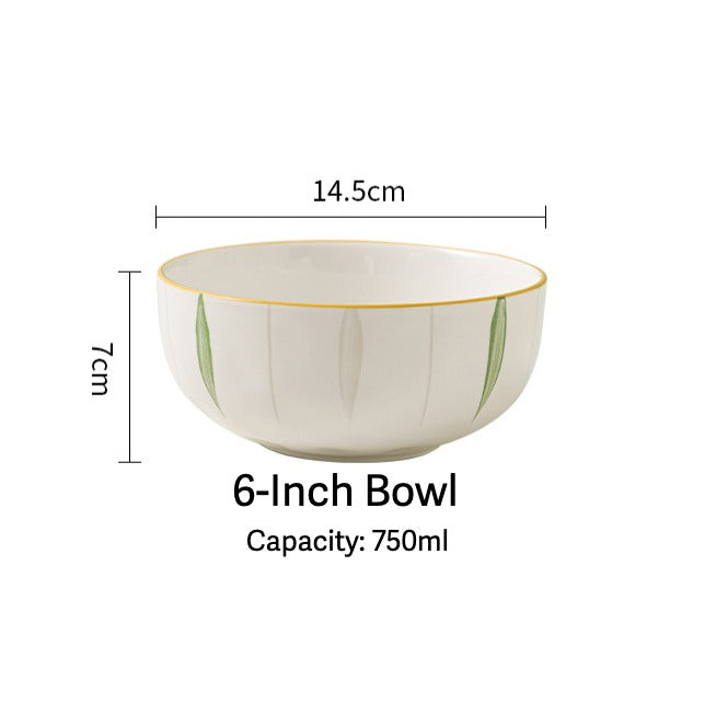 Spring Leaves Dinnerware Set