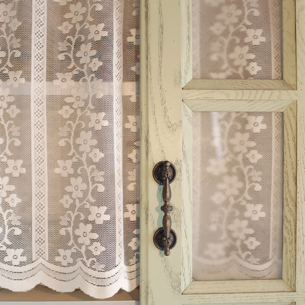 Daisy Lace Cabinet Curtain