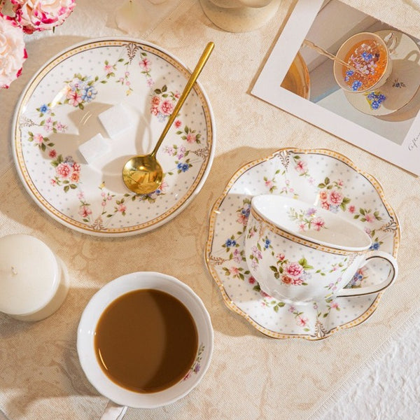 Wave Edge Garden Teacup Set