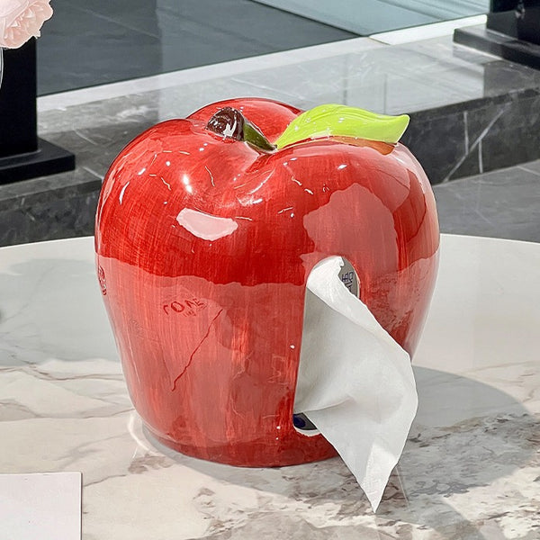 Juicy Apple Tissue Box Decor