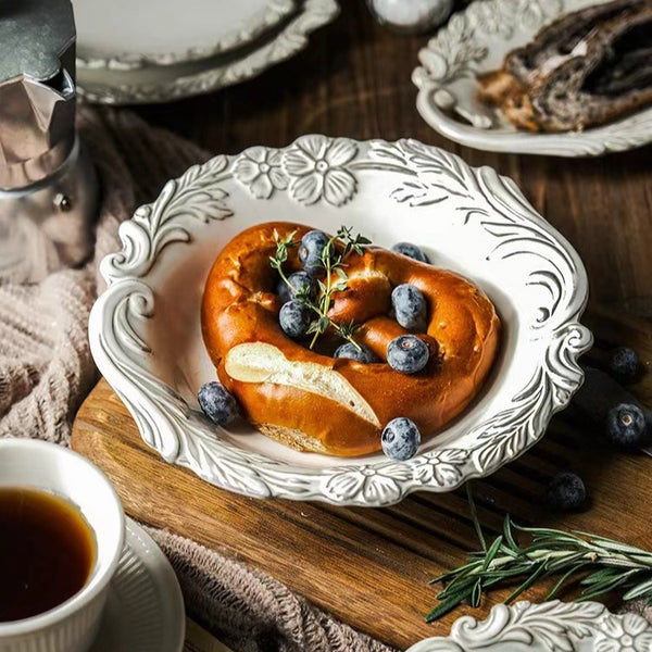 Lunar Flora Embossed Dinnerware
