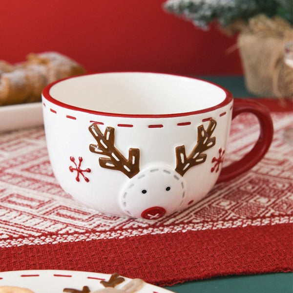 Santa & Reindeer Mug
