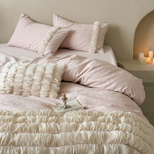 Petal Ruffle Bedding Set