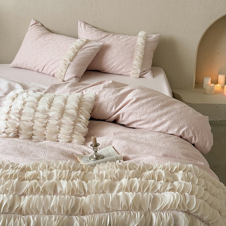 Petal Ruffle Bedding Set