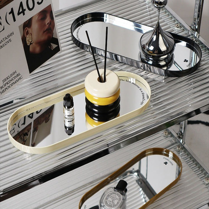 Oval Mirror Tray