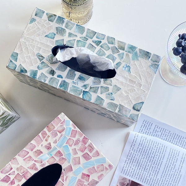 Summer Beach Shell Tissue Box