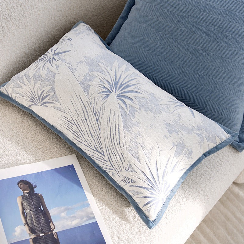 Blue Floral Cushoin