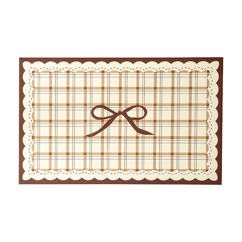 Caramel Bow Mat