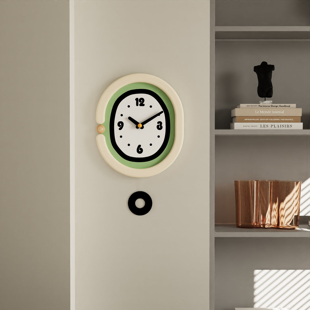 Grassy Green Wall Clock