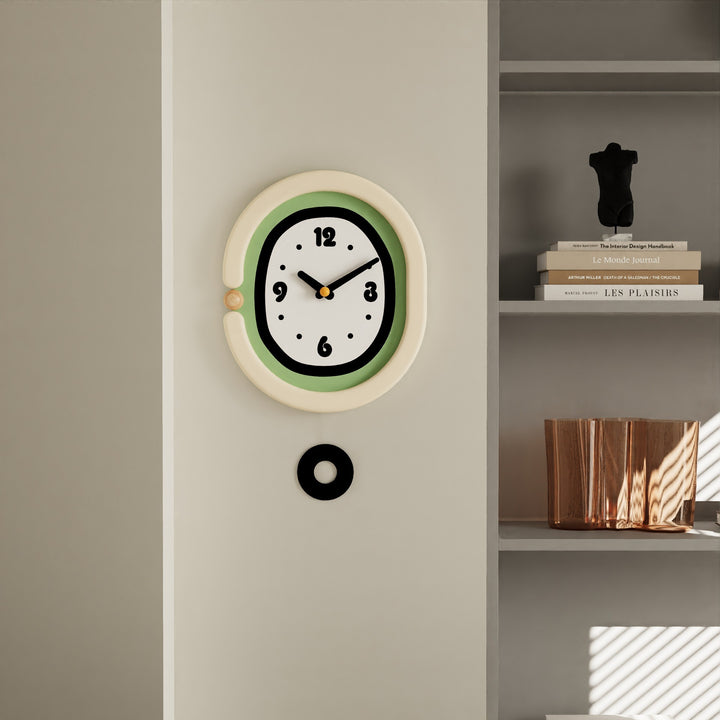 Grassy Green Wall Clock