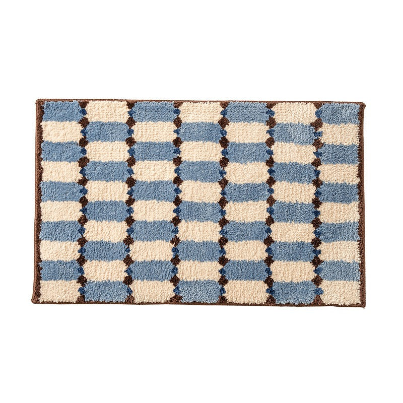 Plushy Checker Bath Mat Collection