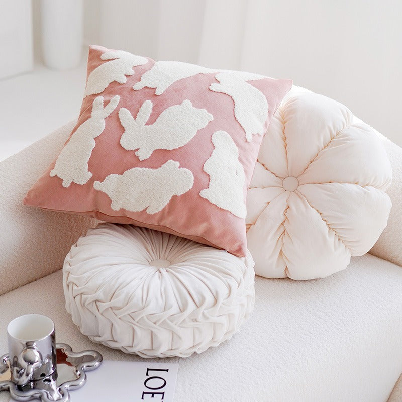 Pink Bunny Cushion